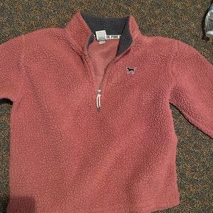 VS Pink Sherpa pull over